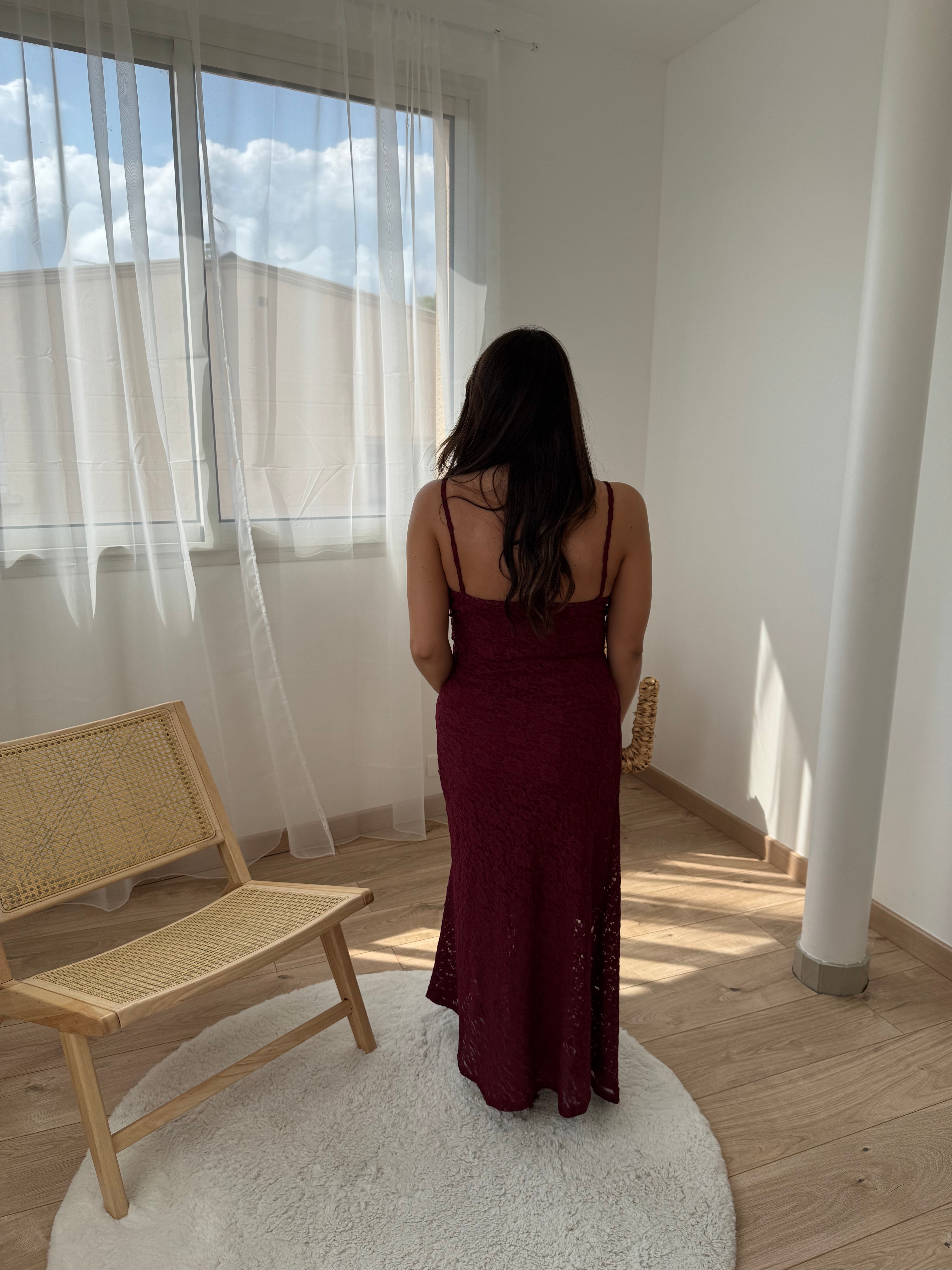 Robe MELI - bordeaux