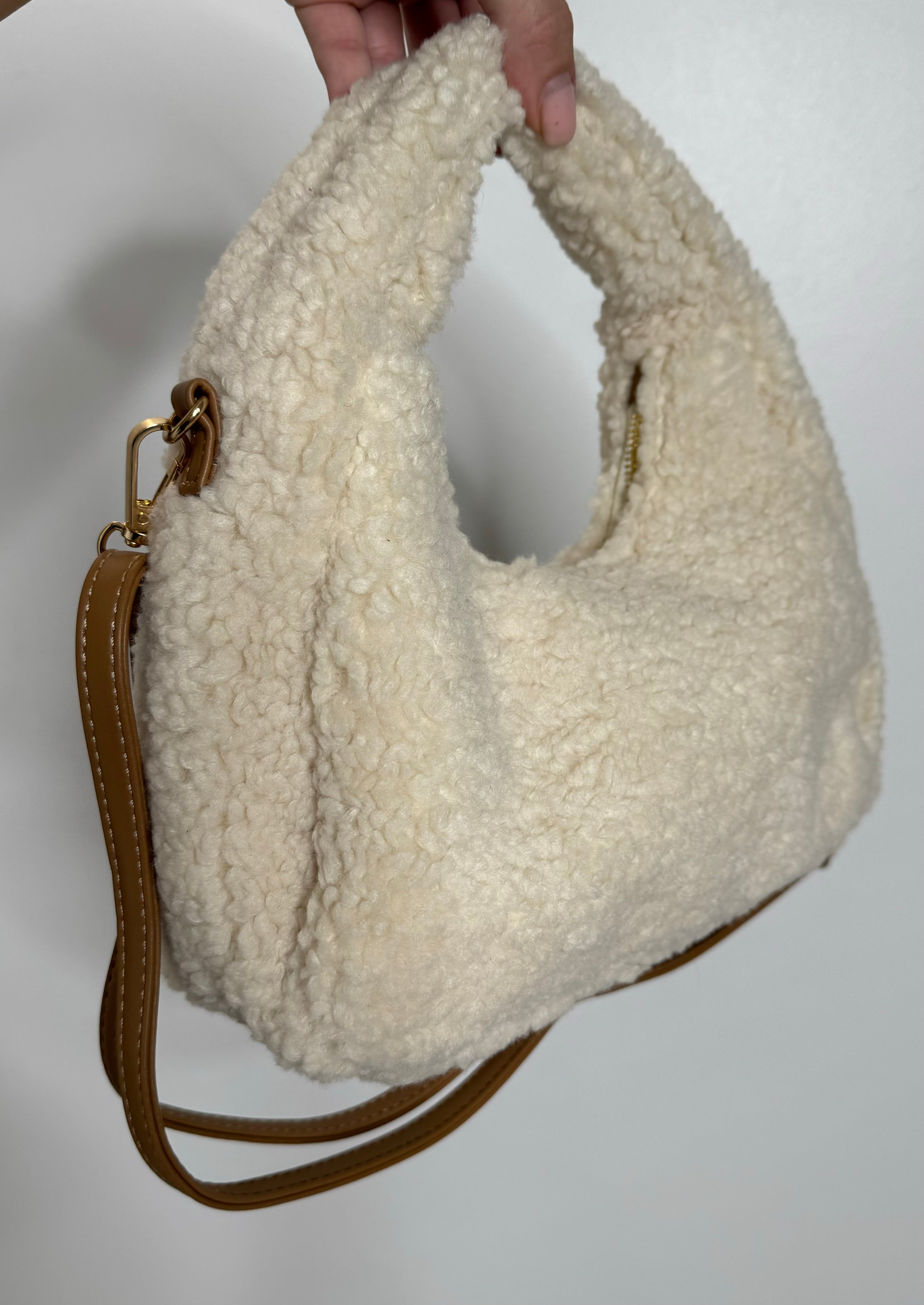 Sac bandoulière beige