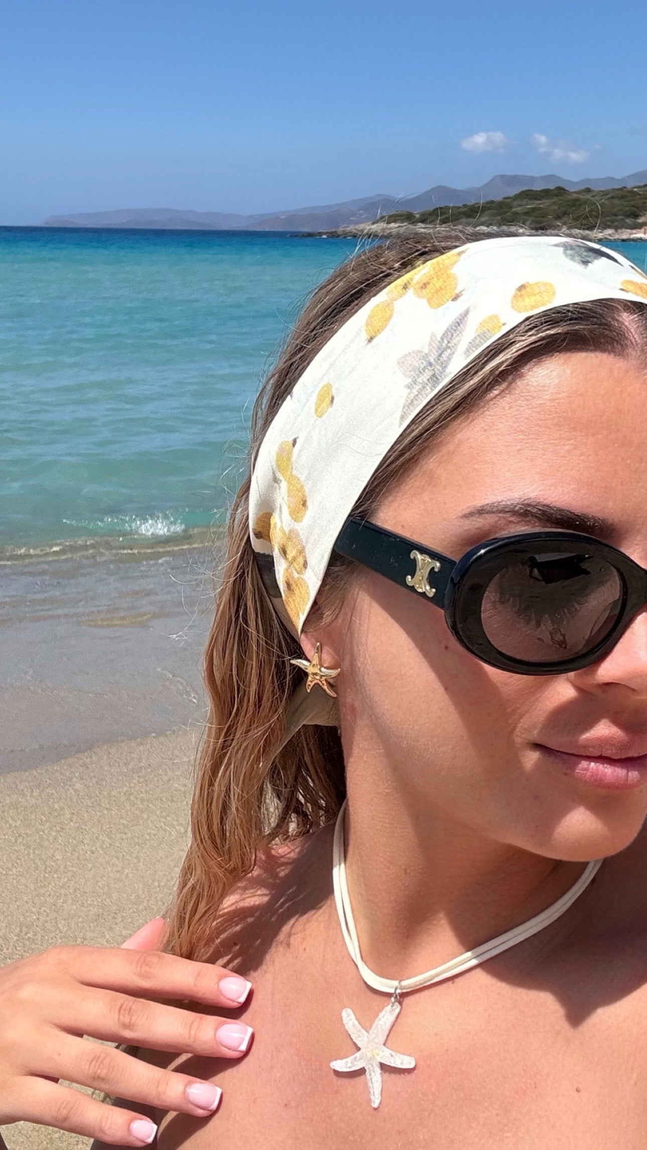 Accessoire sac/cheveux - jaune