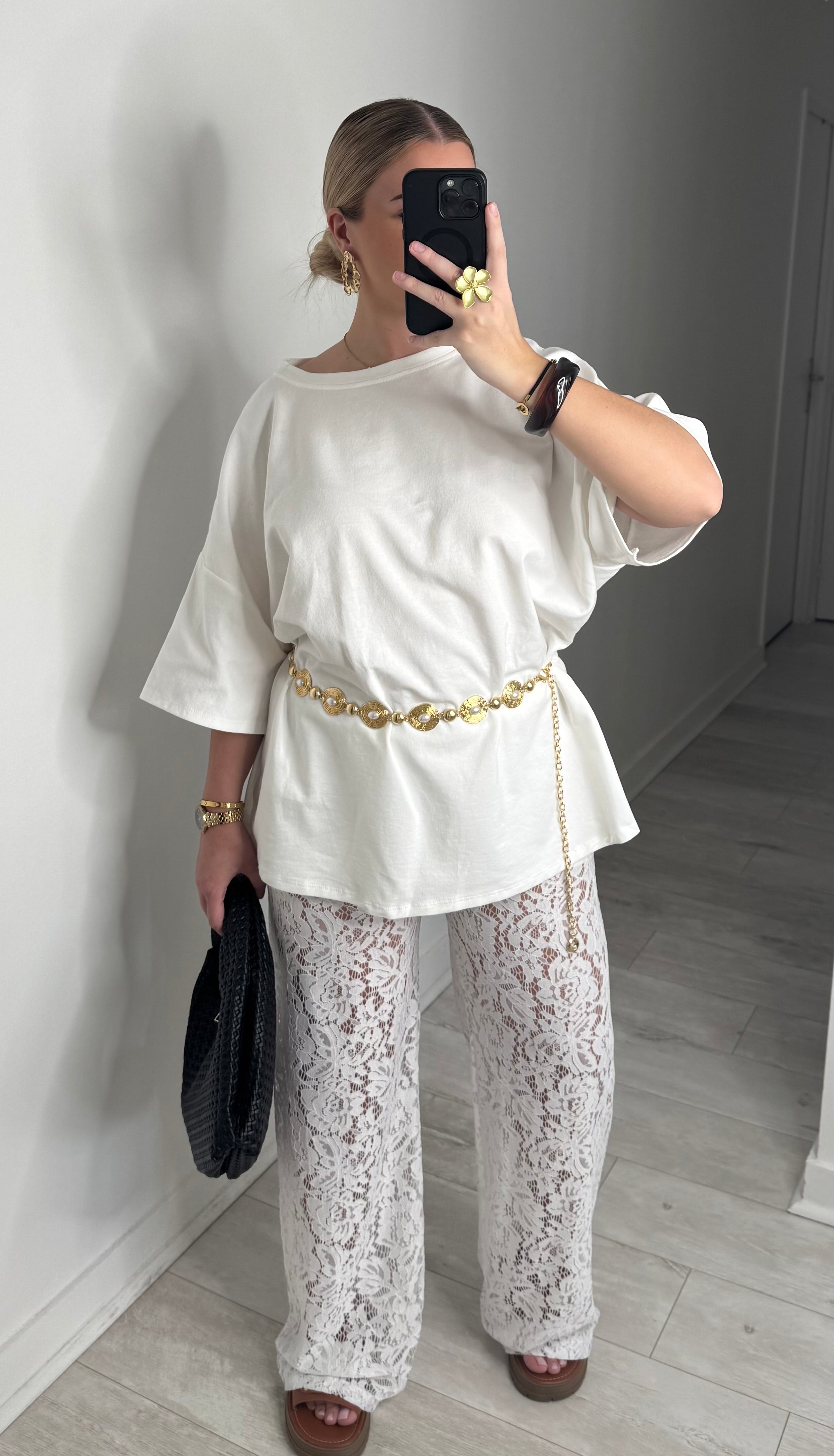 Ensemble dentelle - blanc