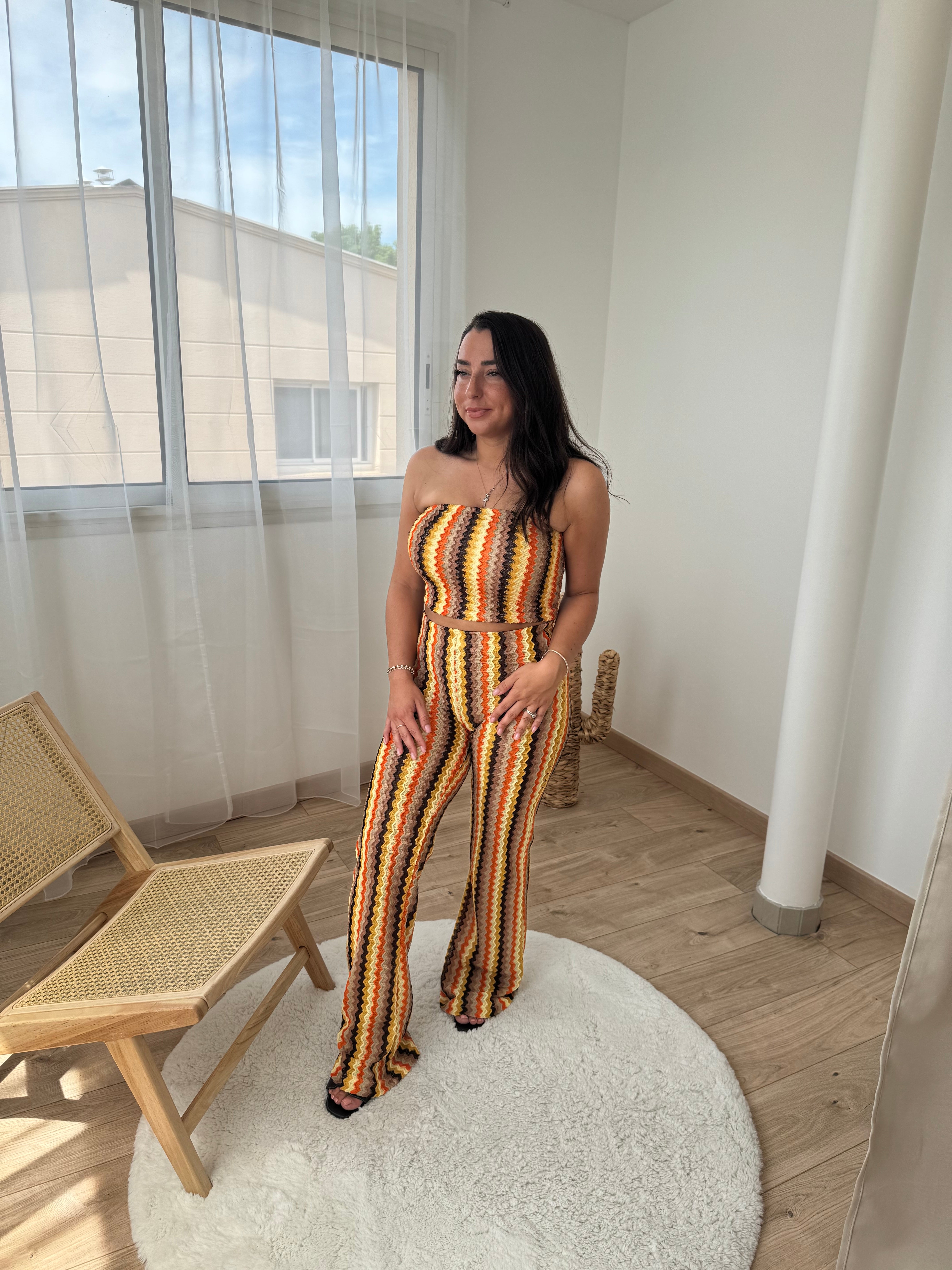 Top - multicolore (marron)