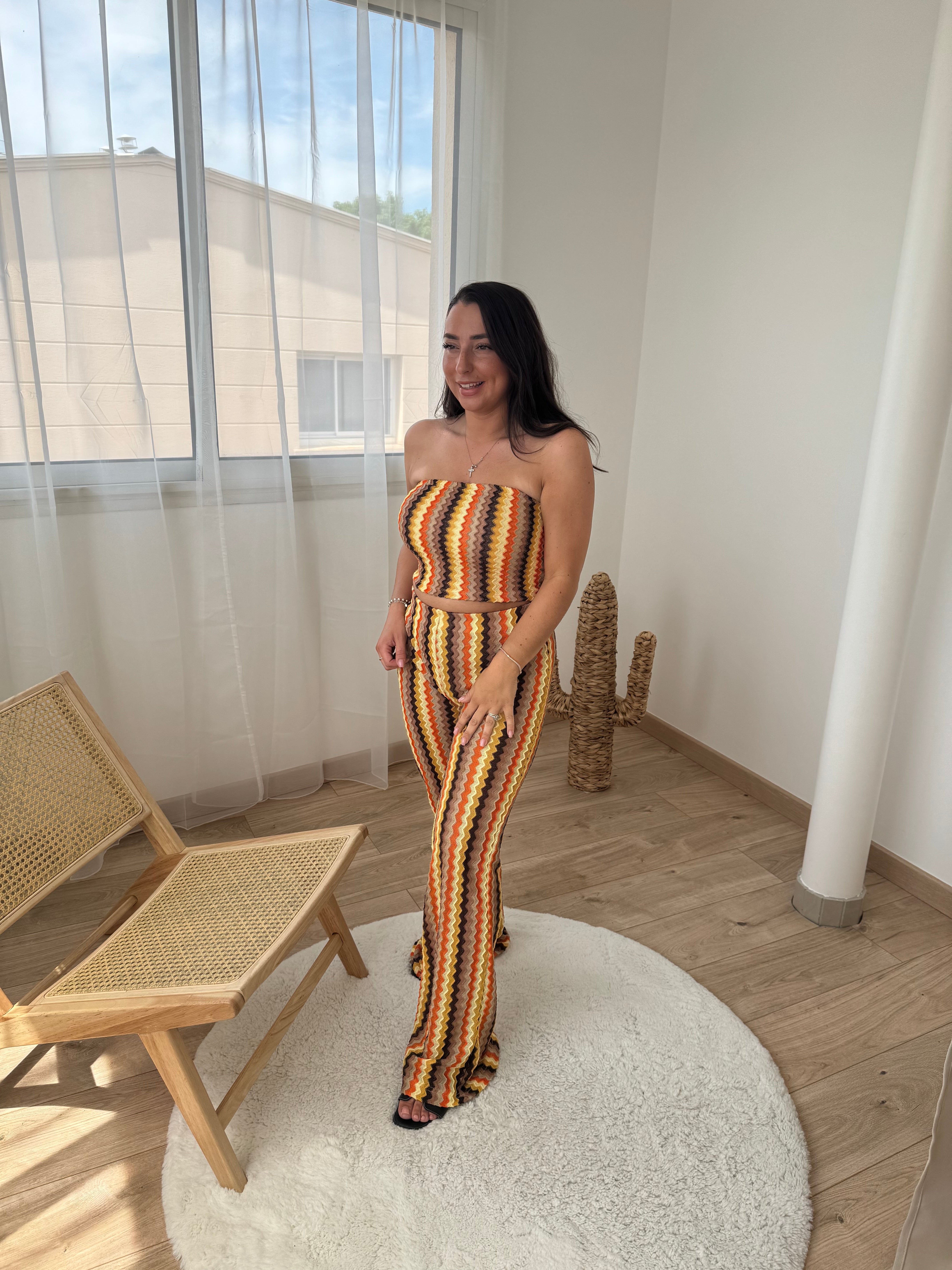 Pantalon - multicolore (marron)