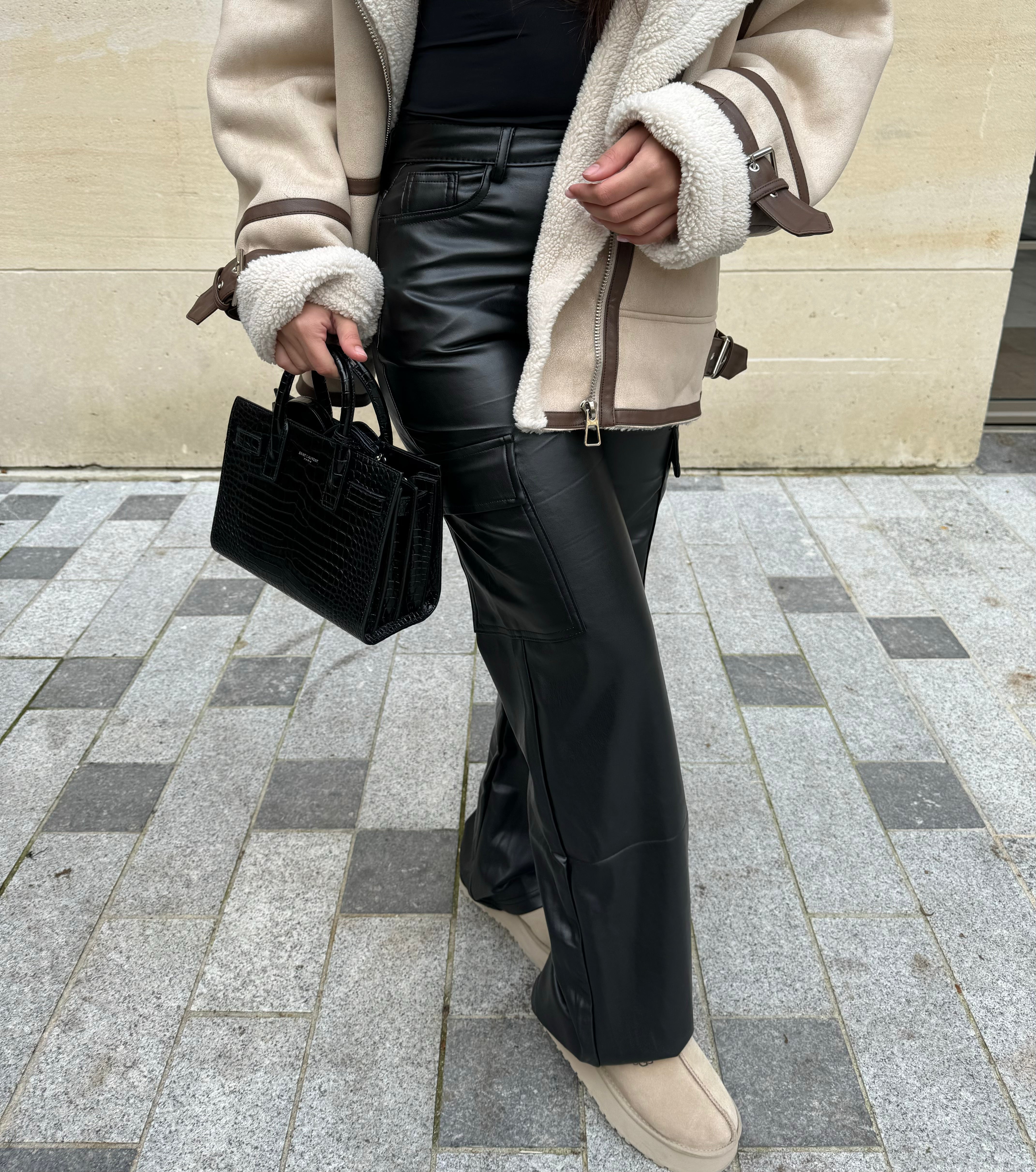 Pantalon cargo simili