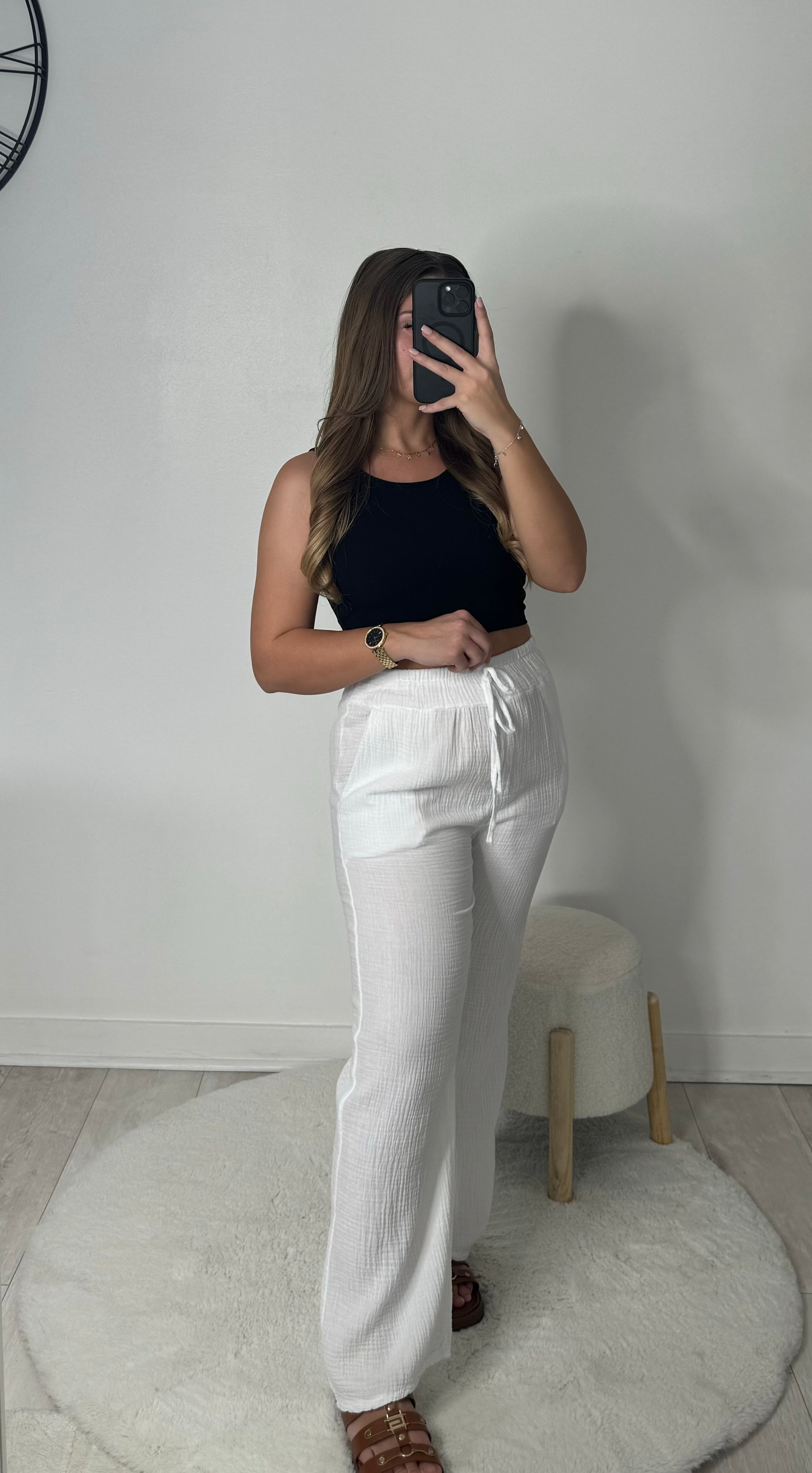 Pantalon GAZ blanc