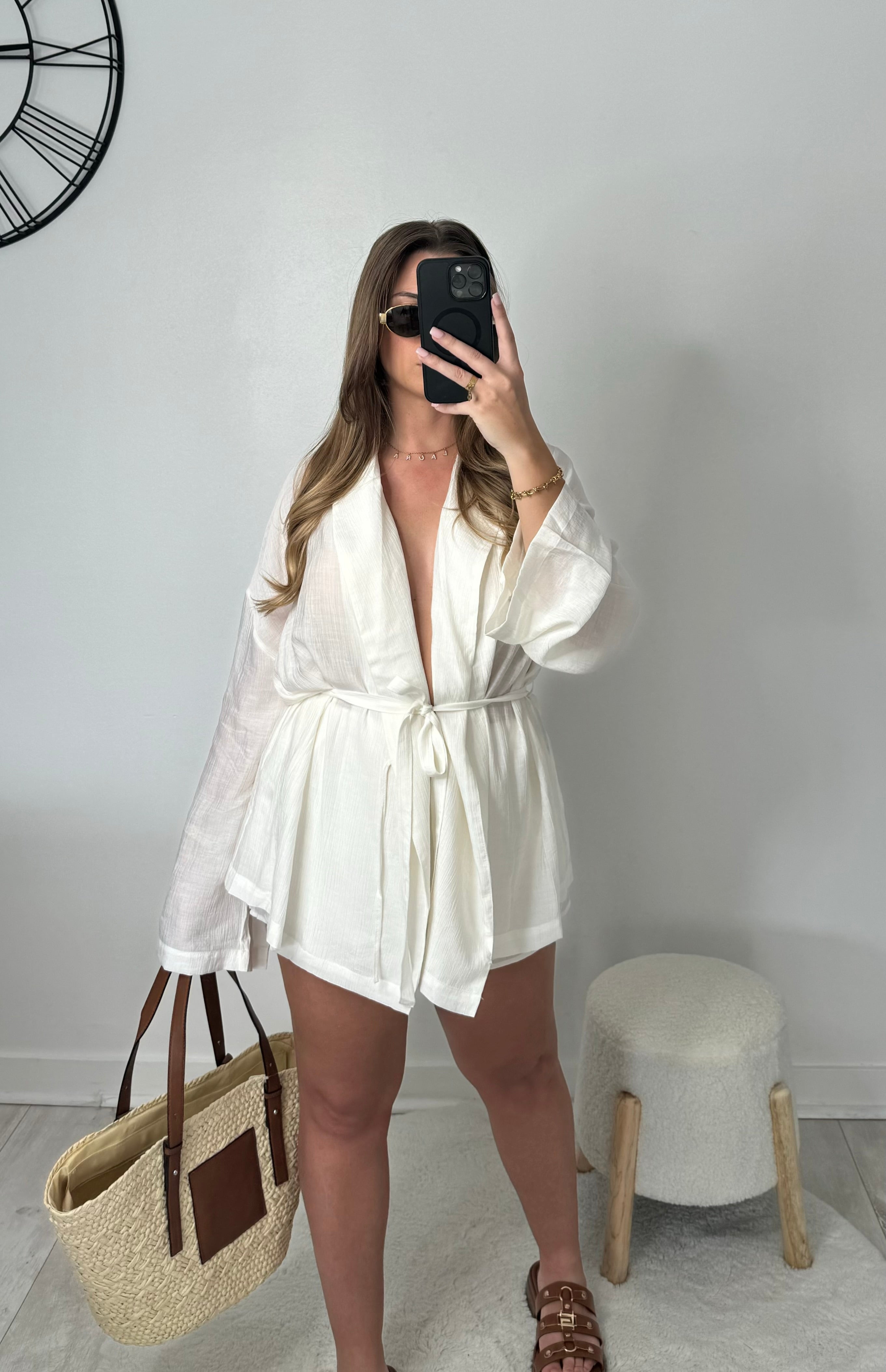 Ensemble kimono short