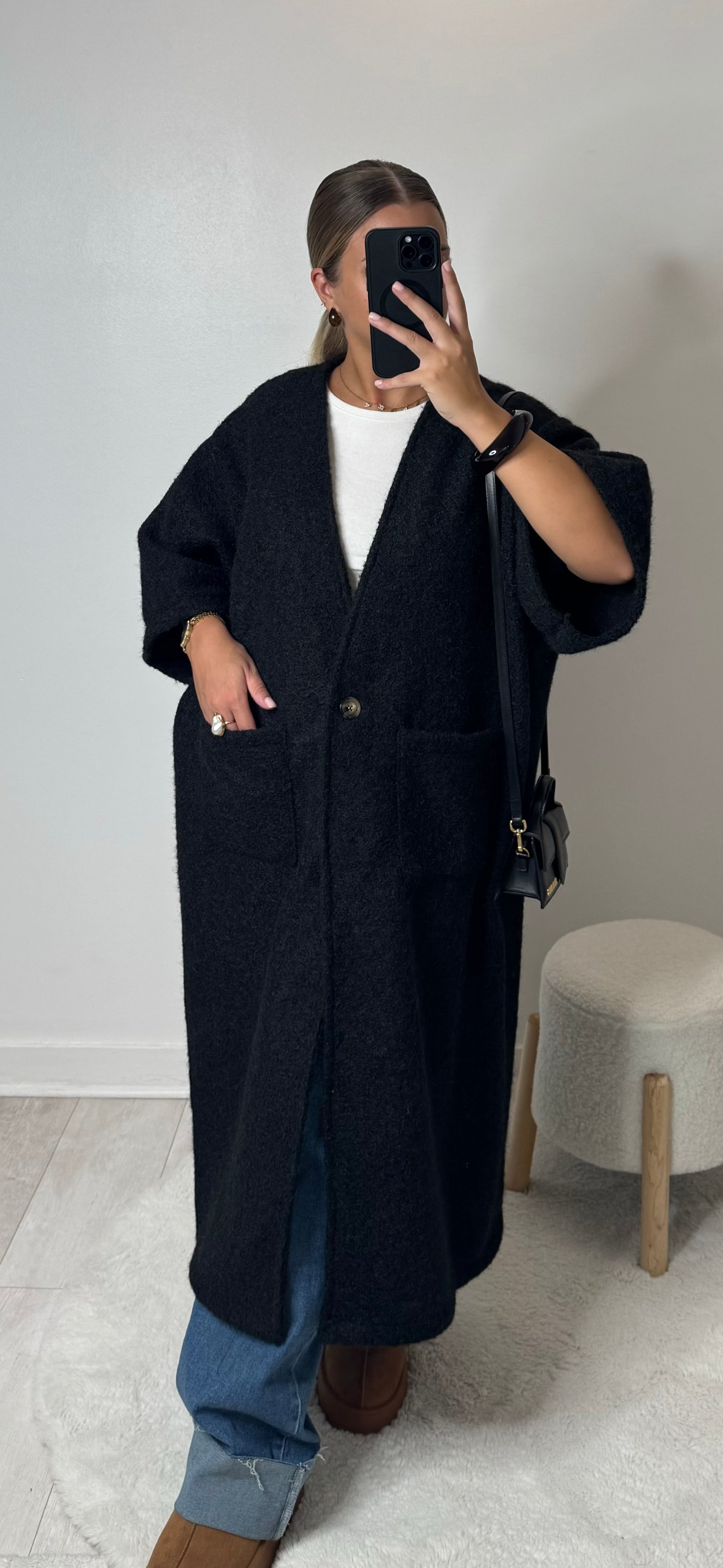 Manteau manche mi-long