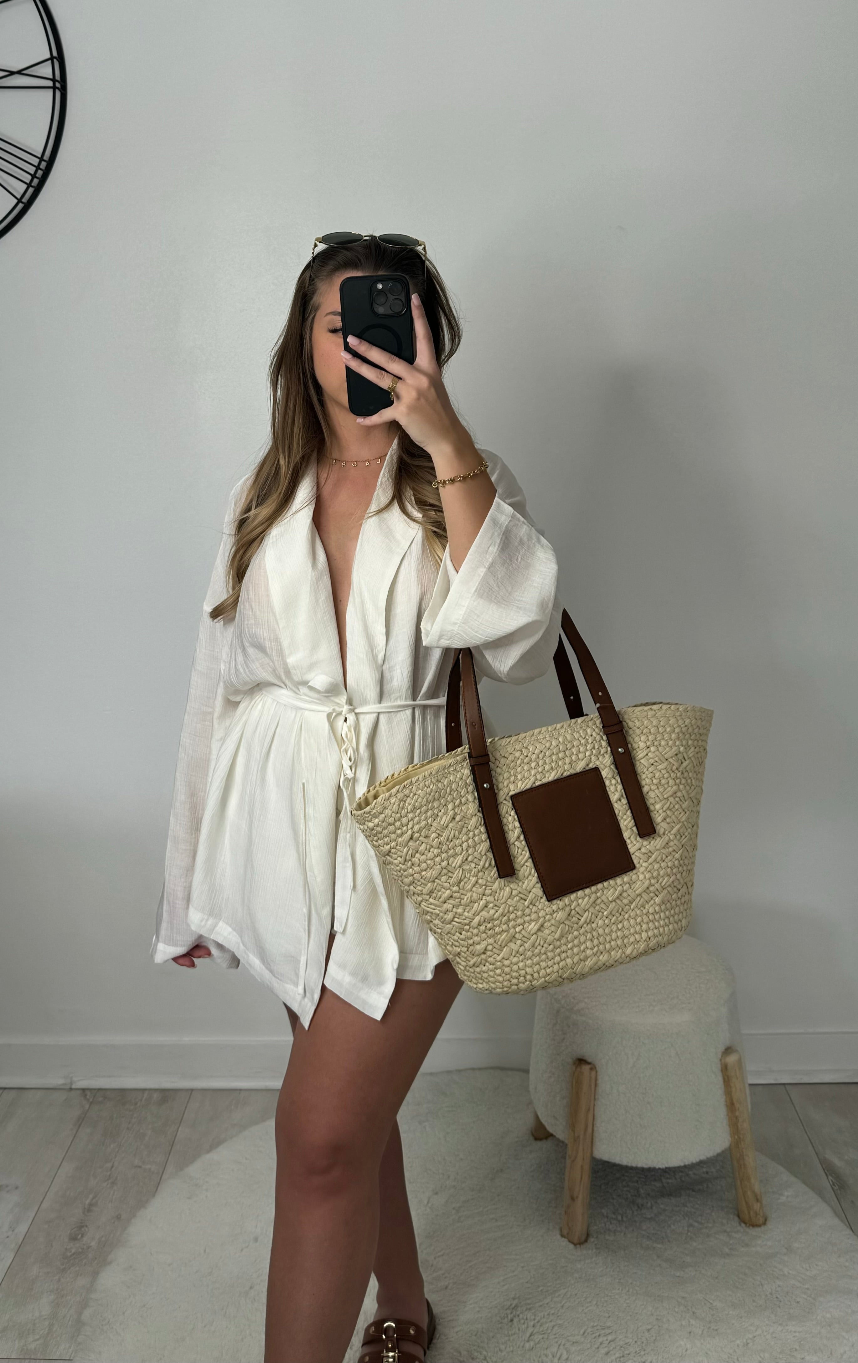 Ensemble kimono short