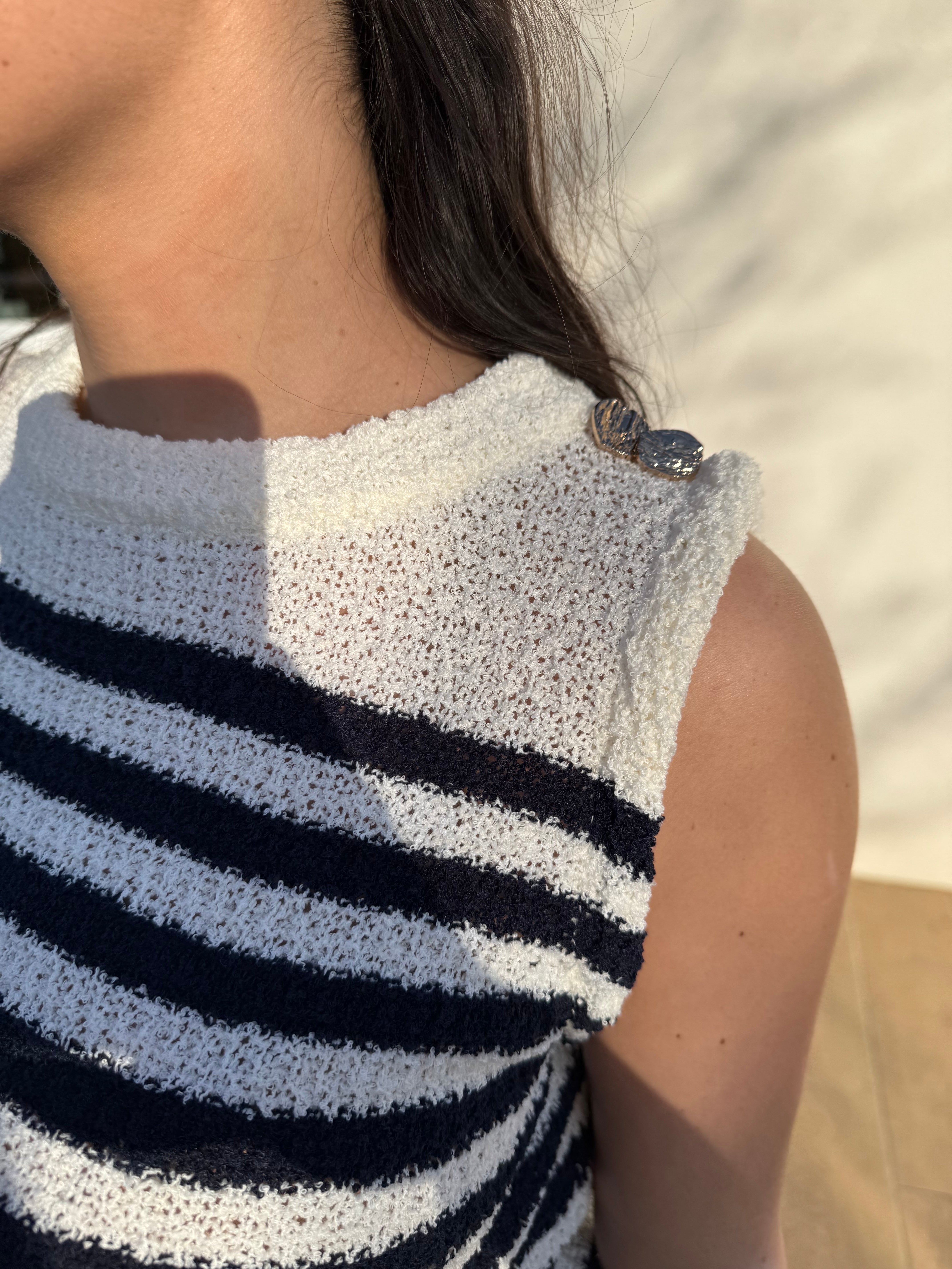 Top tricot - bleu