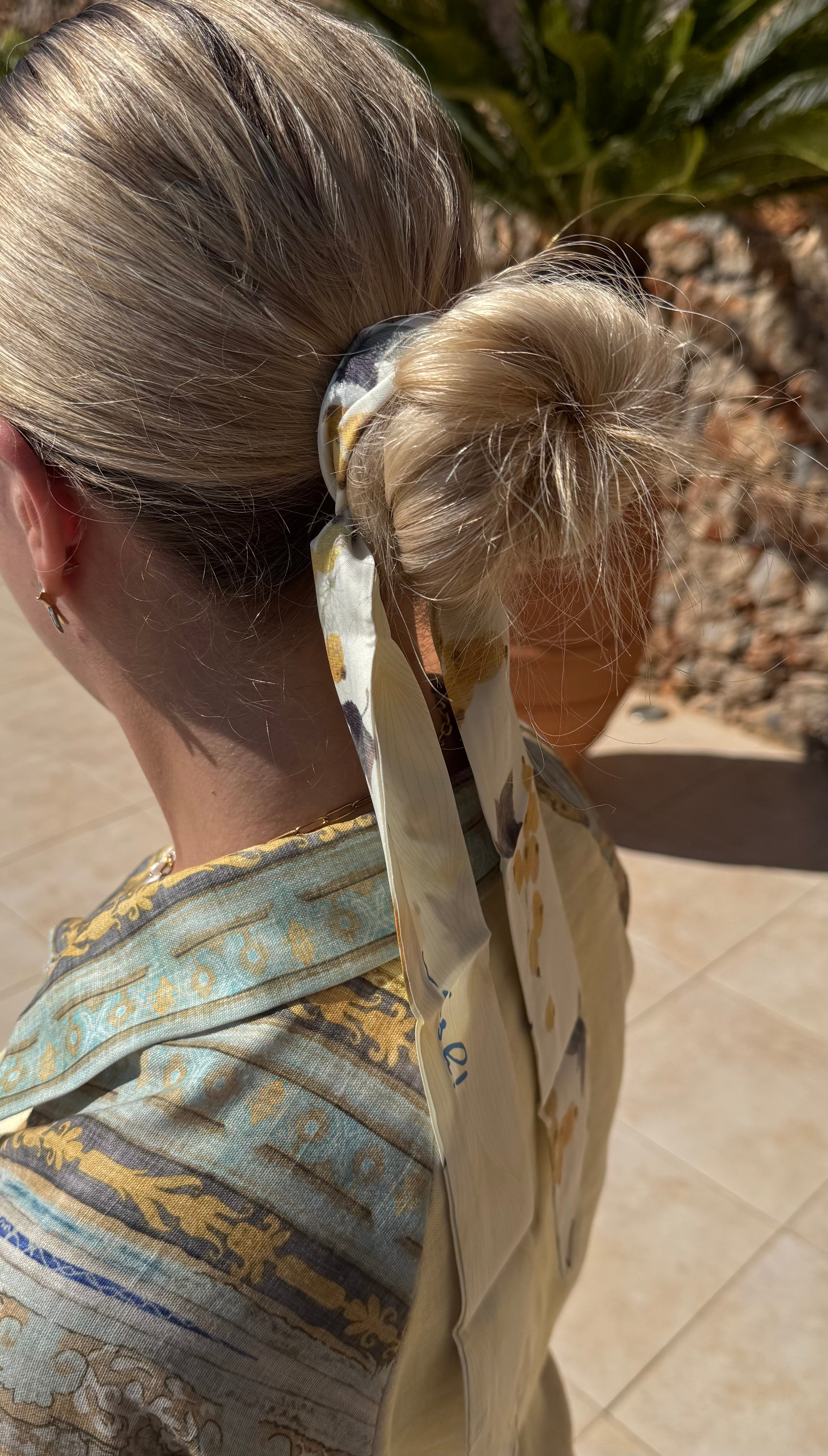 Accessoire sac/cheveux - jaune