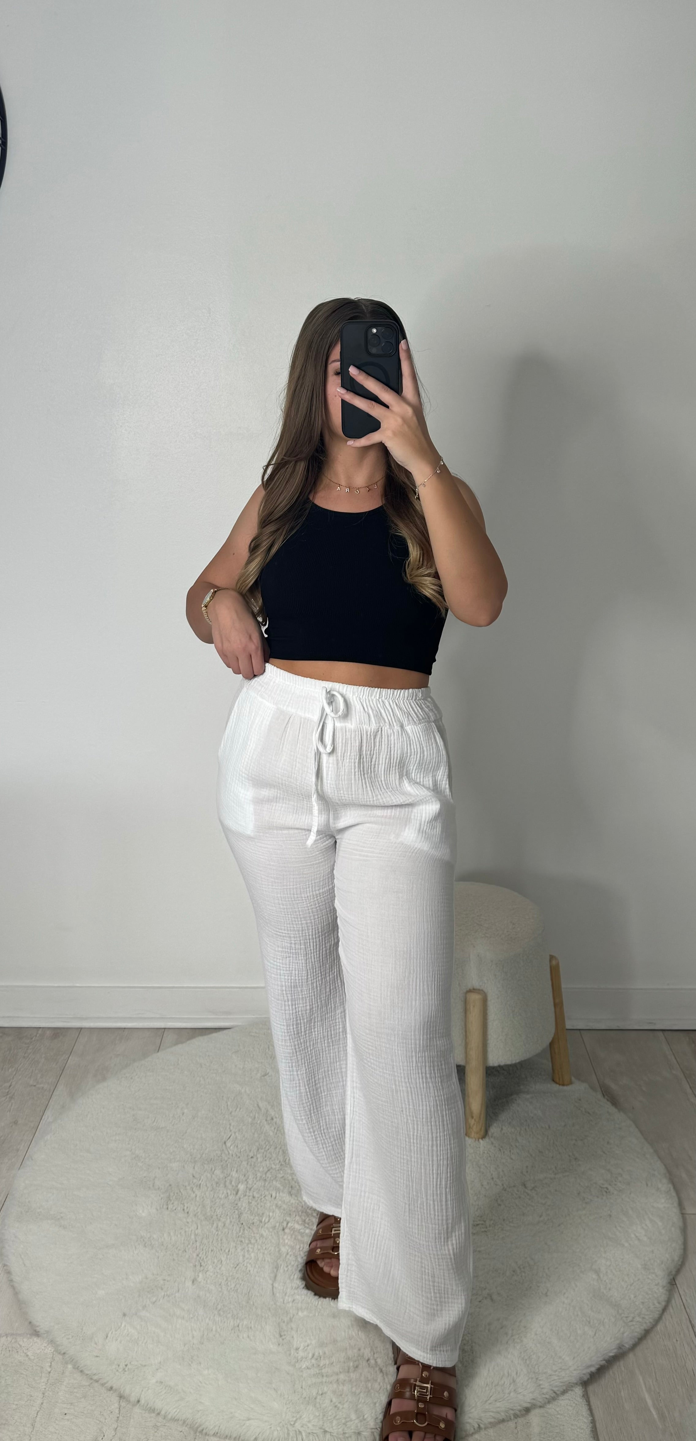 Pantalon GAZ blanc