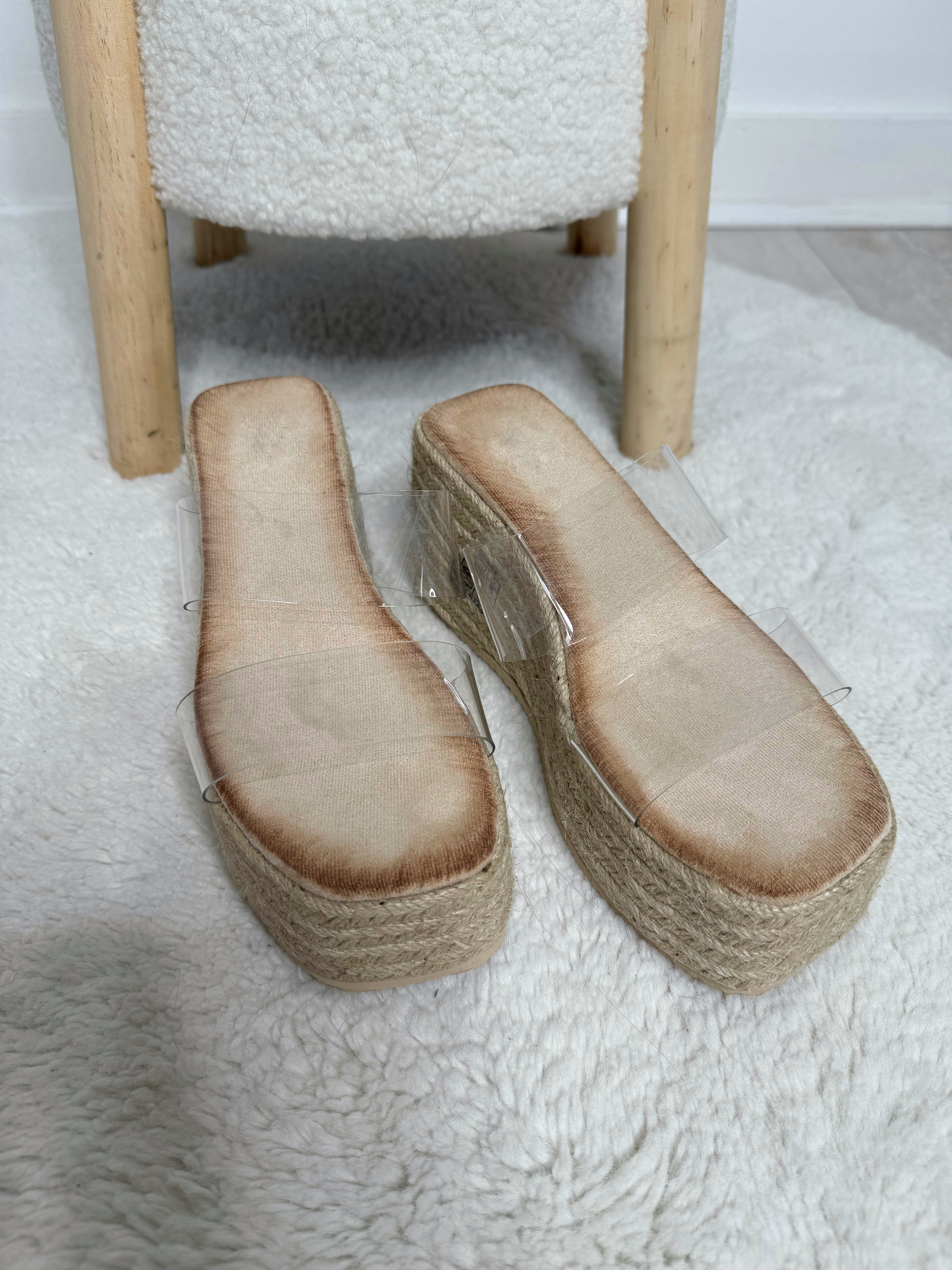 Sandales compensées