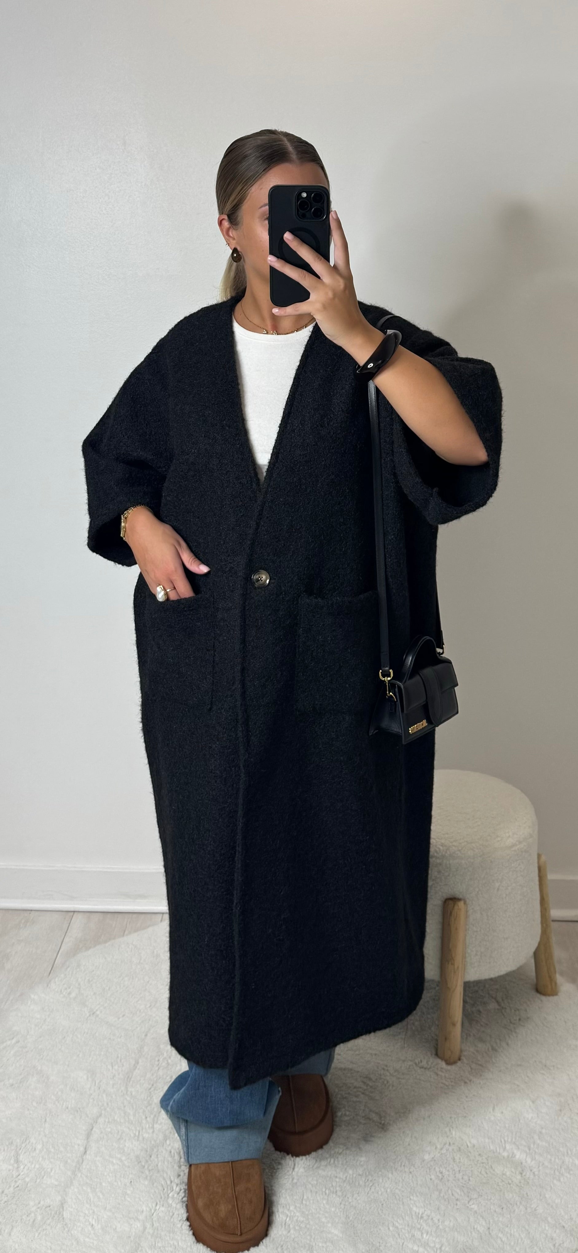 Manteau manche mi-long