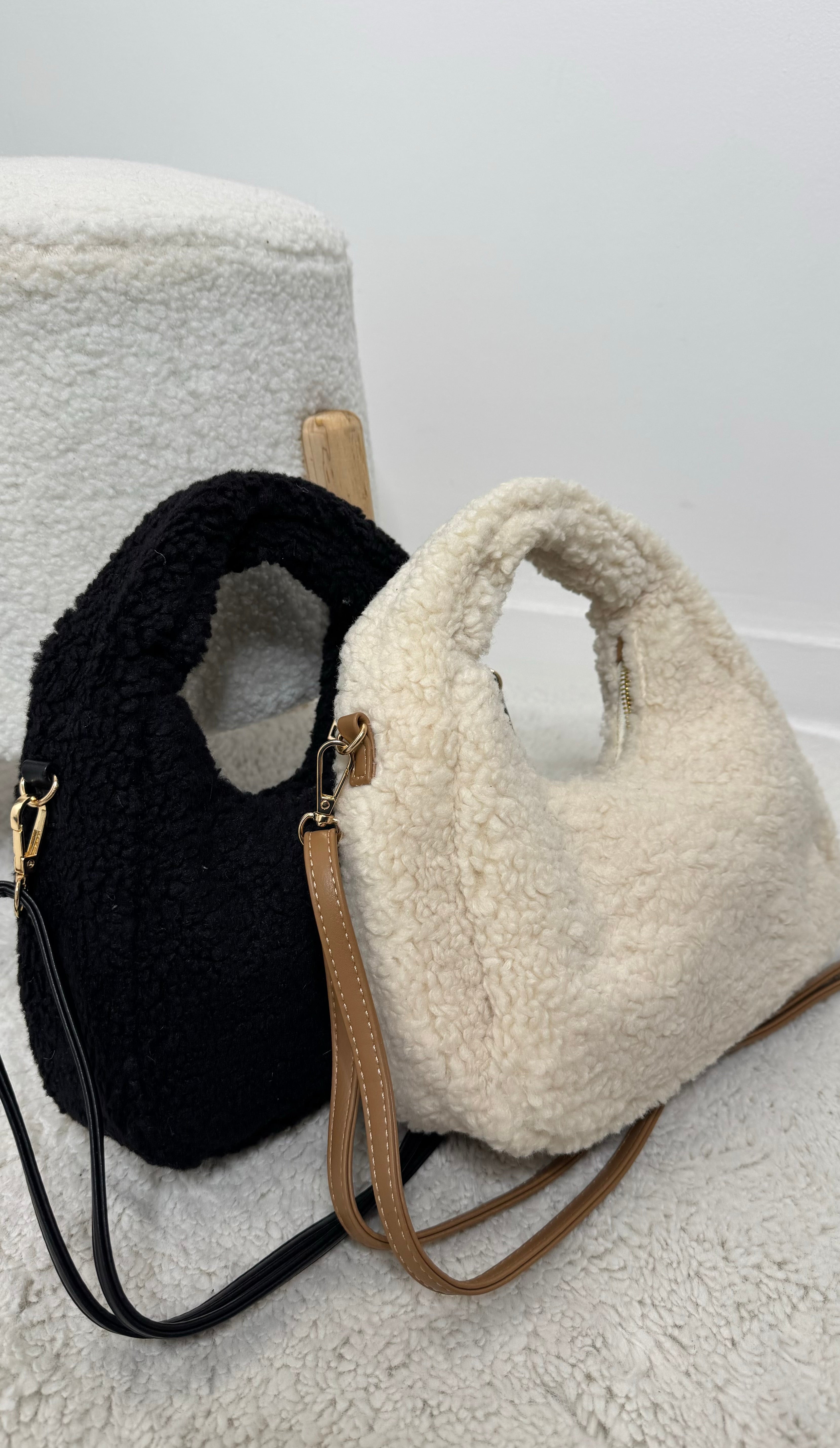 Sac bandoulière beige