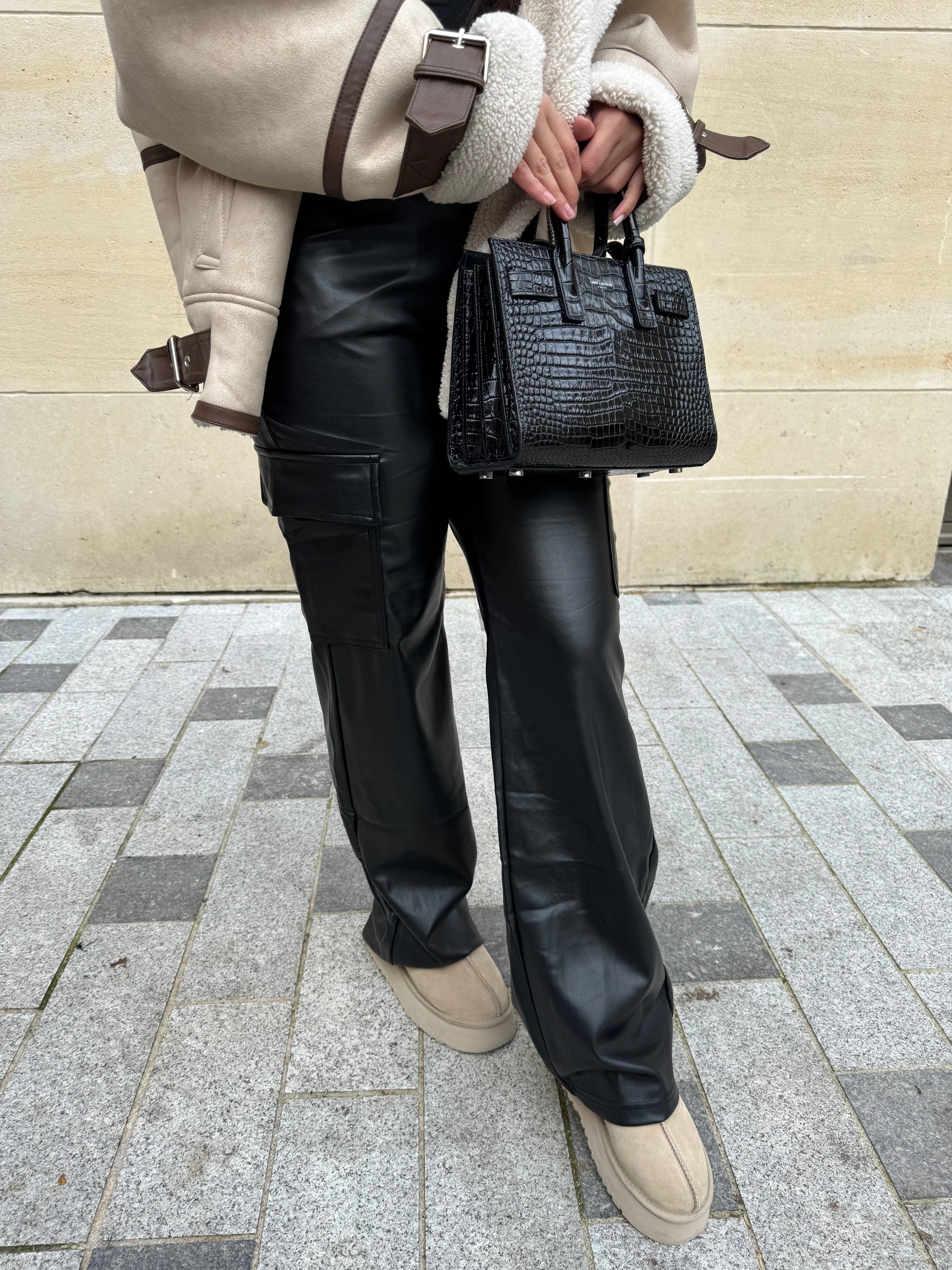 Pantalon cargo simili