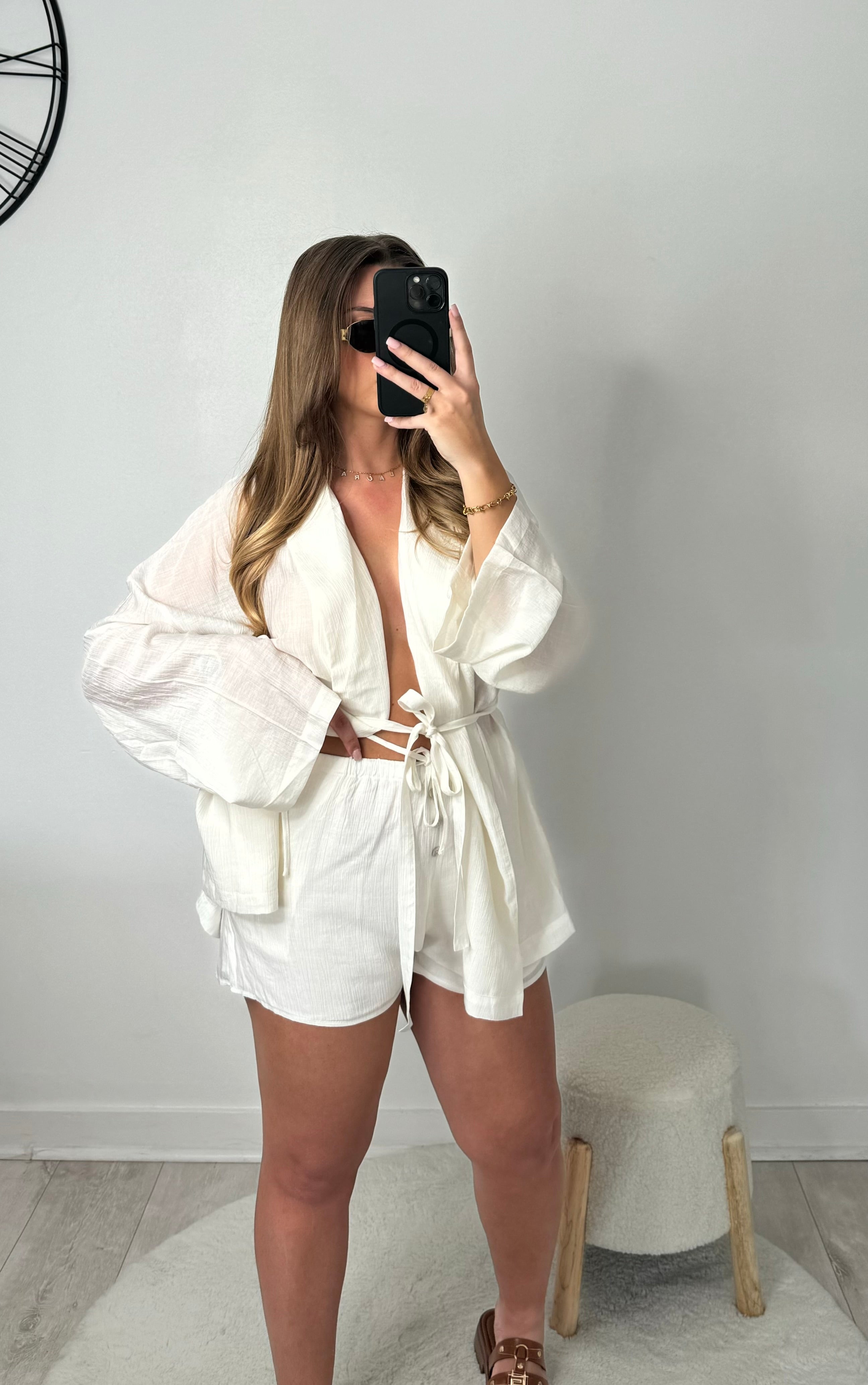 Ensemble kimono short