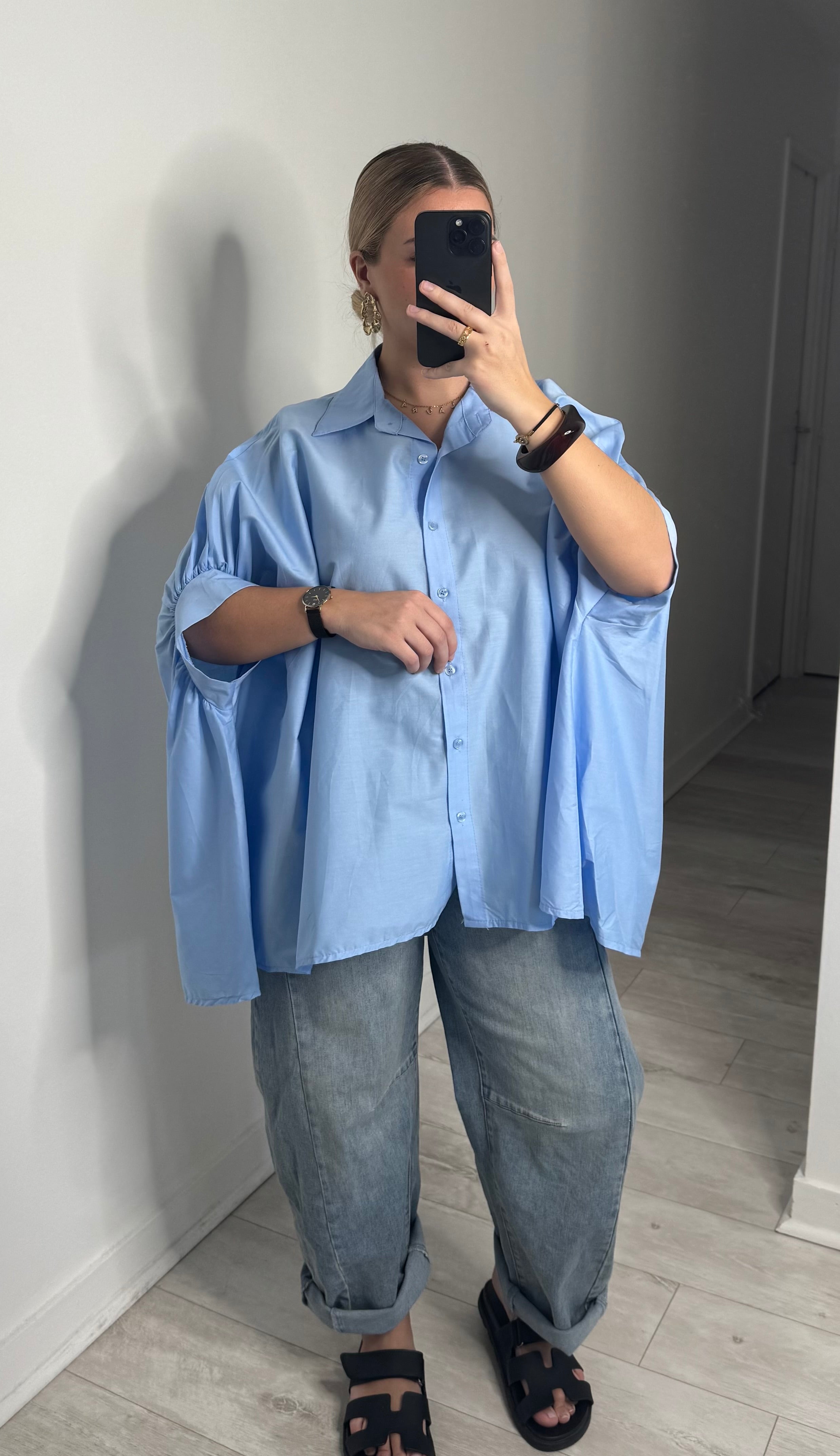 Chemise OVER - bleu