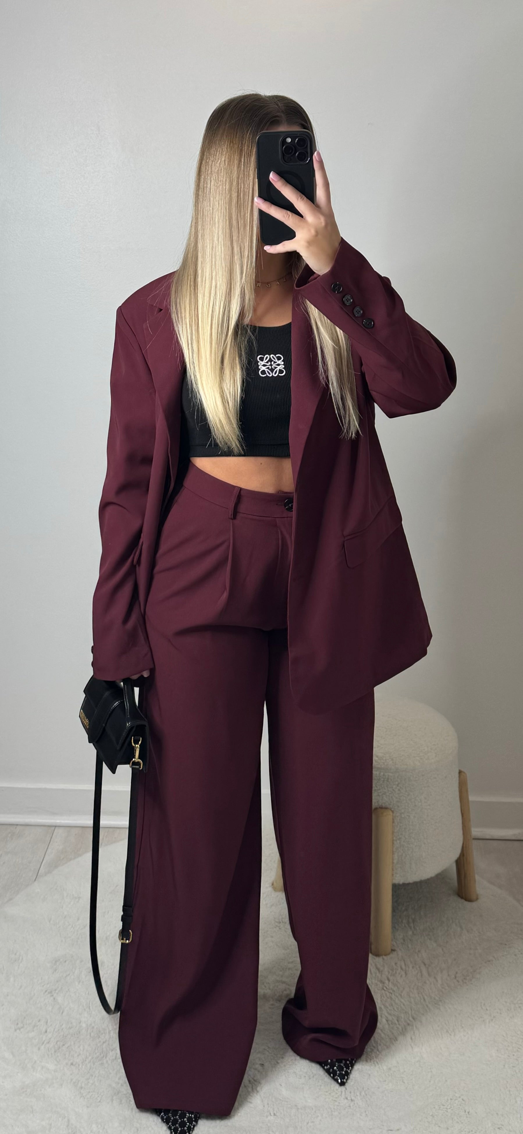 Pantalon tailleur droit