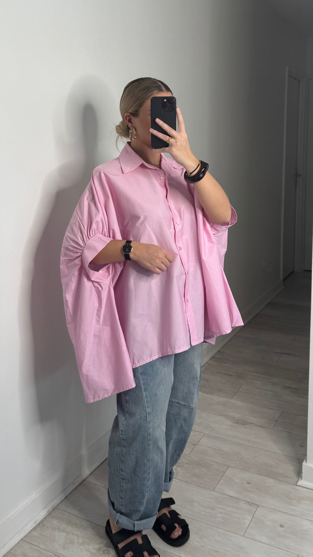 Chemise OVER - rose