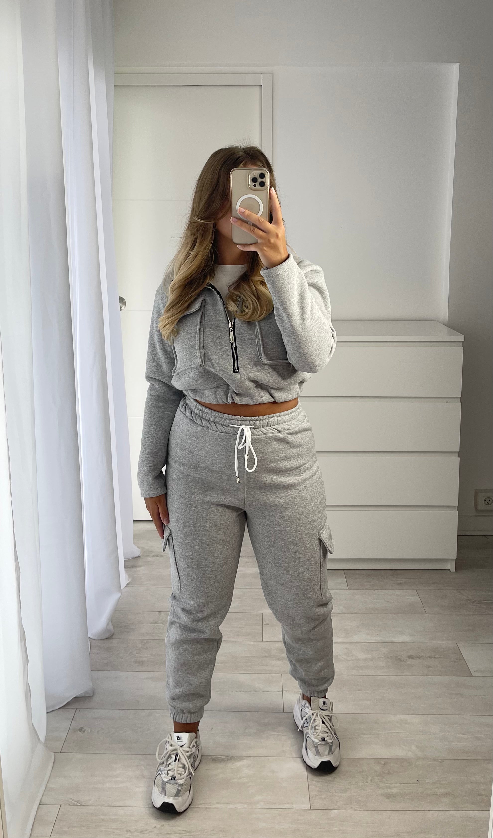 Ensemble ZIP gris